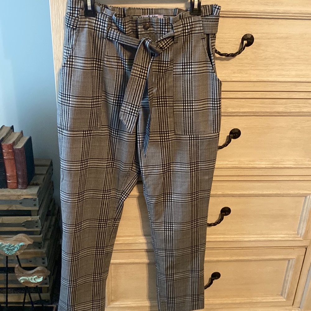 Elastic waist Steiger leg dress pants
